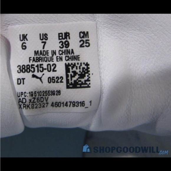 Puma Slipstream Leather white/Purple/Blue sneakers size 7 - Picture 7 of 8